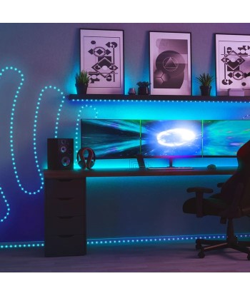 Twinkly Dots RGB LED valgustid 60 (3m, USB, must) - mitmevärviline maagia!