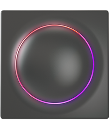 FIBARO Walli Switch, Black, Z-Wave EU