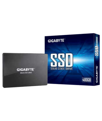 Gigabyte GP-GSTFS31480GNTD 480 GB, SSD interface SATA, Write speed 480 MB/s, Read speed 550 MB/s
