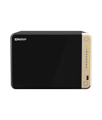 QNAP 6-Bay desktop NAS TS-664-8G N5095 4-core, Processor frequency 2.9 GHz, 8 GB, DDR4, 2x 2.5 Gigabit Ethernet Port, 2 x M.2