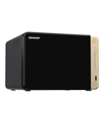 QNAP 6-Bay desktop NAS TS-664-8G N5095 4-core, Processor frequency 2.9 GHz, 8 GB, DDR4, 2x 2.5 Gigabit Ethernet Port, 2 x M.2