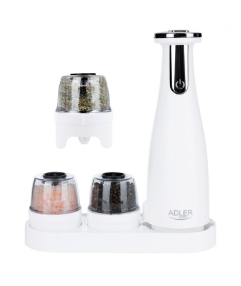Adler Electric Salt & Pepper Grinder AD 4449W - Matte White