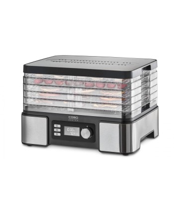 Caso DH 450 Food Dehydrator - 5 Trays, Temperature Control, Timer, Black/Stainless Steel