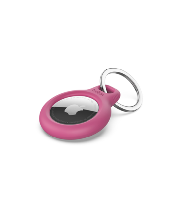 Belkin Secure Holder with Key Ring for AirTag Pink