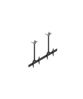 EDBAK Menu Board Ceiling Mount for Two Screens 50-57", landscape, black