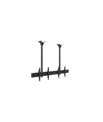 EDBAK Menu Board Ceiling Mount for Two Screens 50-57", landscape, black