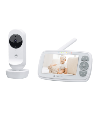 Motorola VM34 Video Beebimonitor - 4.3" Ekraan - Valge