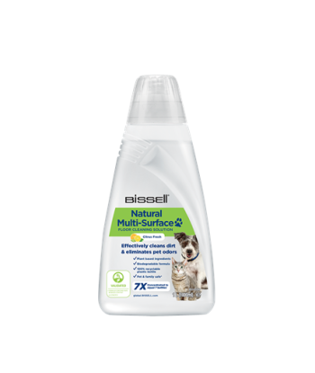 Bissell Natural Multi-Surface Pet Floor Cleaning Solution for Bissell CrossWave, SpinWave, SpinWave Robot & HydroWave machines