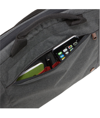 Case Logic Era Attaché Fits up to size 14", Obsidian, Shoulder strap, Messenger - Briefcase