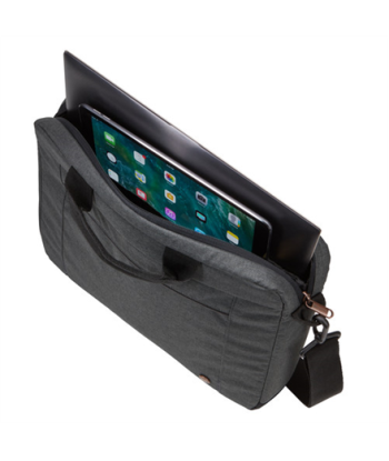 Case Logic Era Attaché Fits up to size 14", Obsidian, Shoulder strap, Messenger - Briefcase