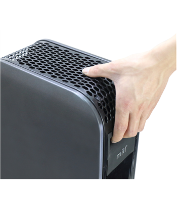 Mill Heater AB-H1000DN, 1000 W, Number of power levels 3, Suitable for rooms up to 12-16 m², Black