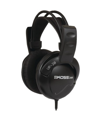 Kõrvaklapid Koss DJ Style UR20 Wired, On-Ear, 3.5 mm, Noise canceling, Black