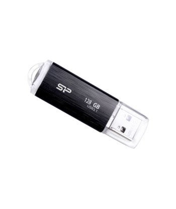 Silicon Power USB 3.1 Flash Drive Blaze B02 128 GB, USB 3.2 Gen 1/USB 3.1 Gen 1/USB 3.0/USB 2.0, Black