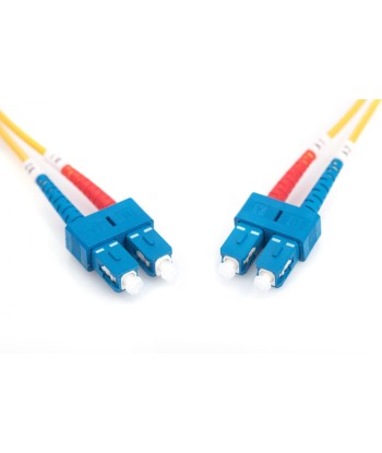 Digitus Patch Cord FO, Duplex, SC to SC SM OS2 09/125 µ, 1 m Yellow, SC, SC