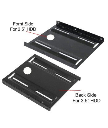 Goobay 2.5" kuni 3.5" kõvaketta paigalduskomplekt - lihtne SSD/HDD konverteerimine!