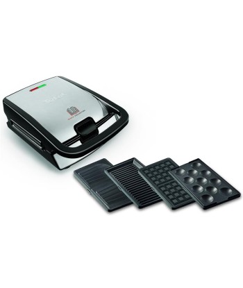 TEFAL Sandwich Maker SW854D 700 W, Number of plates 4, Number of pastry 2, Black/Stainless steel