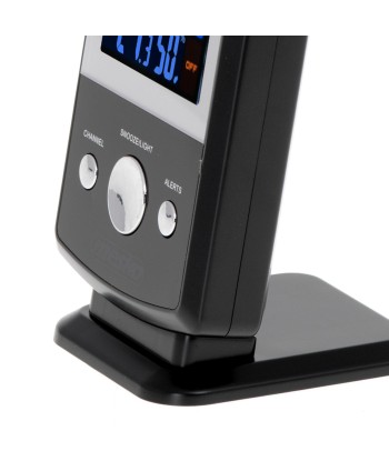 Mesko MS 1177 Weather station, Black, Colorful Digital Display