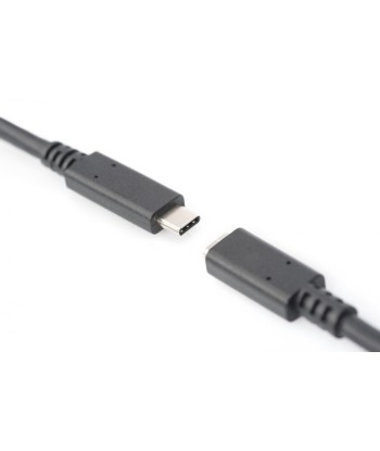Digitus USB-C Удлинительный кабель, USB 2.0, 2м, Черный