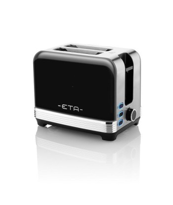ETA Storio Toaster ETA916690020 Power 930 W, Housing material Stainless steel, Black
