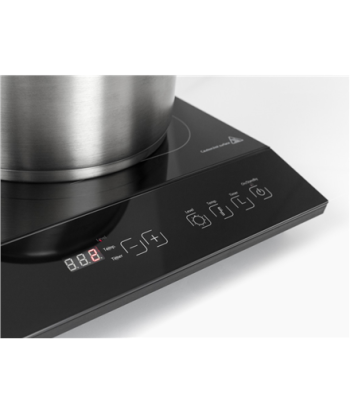 Pliidiplaat Caso 02231 Number of burners/cooking zones 2, Black, Timer, Display, Induction