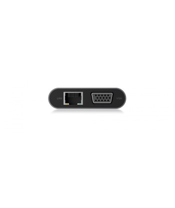 Icy Box IB-DK4040-CPD USB Type-C™ DockingStation with two video interfaces