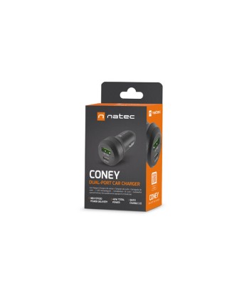 Natec Coney Black Autolaadija
