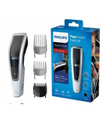 Philips HC5610/15 Cordless or corded, Number of length steps 28, Step precise 1 mm, Black/Grey