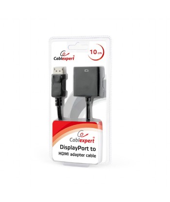Адаптер-кабель Cablexpert DisplayPort - HDMI, черный