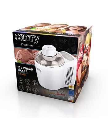 Camry CR 4481 Ice Cream Maker - 0.7L Capacity, 90W, White