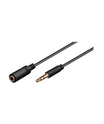 Goobay 3.5mm Audio Extension Cable - Slim, 3-Pin