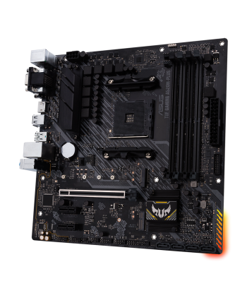 Asus TUF GAMING A520M-PLUS Processor family  AMD, Processor socket AM4, DDR4, Memory slots 4, Supported hard disk drive interfac