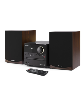 Sharp XL-B512(BR) Hi-Fi Micro System, CD/FM/USB/Bluetooth v5.0, 45W, Brown