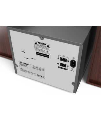 Sharp XL-B512(BR) Hi-Fi Micro System, CD/FM/USB/Bluetooth v5.0, 45W, Brown