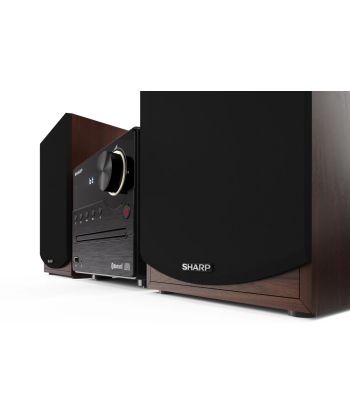 Sharp XL-B512(BR) Hi-Fi Micro System, CD/FM/USB/Bluetooth v5.0, 45W, Brown