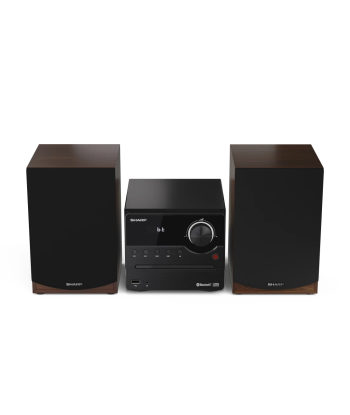 Sharp XL-B512(BR) Hi-Fi Micro System, CD/FM/USB/Bluetooth v5.0, 45W, Brown