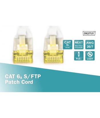 Digitus Patch Cord CAT 6A S-FTP, Cu, LSZH AWG 26/7, 0.5 m