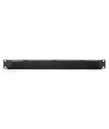 Digitus 1U Cable Management Panel with Open Brush, Black