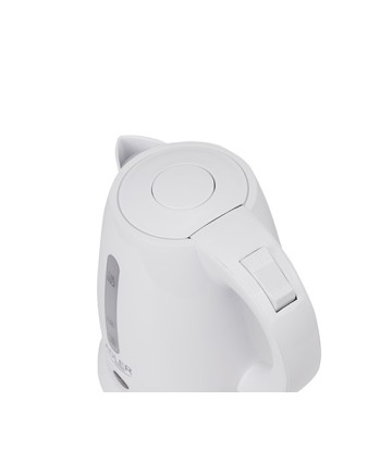 Чайник Adler AD 1272 Electric, 1600 W, 1 L, Stainless steel/Polypropylene, 360° rotational base, White