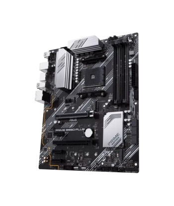 Asus PRIME B550-PLUS Processor family AMD, Processor socket AM4, DDR4 DIMM, Memory slots 4, Supported hard disk drive interfaces