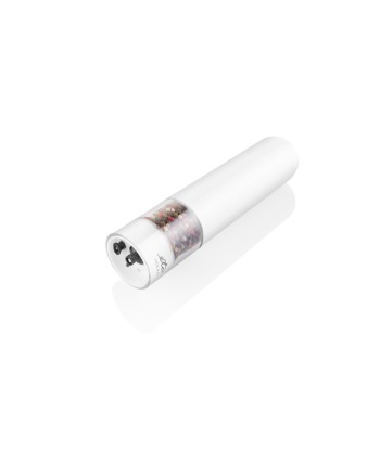 Elegant ETA Salt & Pepper Mill Molino - White Plastic, AAA Battery