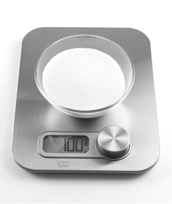 Caso Design kitchen scale Maximum weight (capacity) 5 kg, Graduation 1 g, Display type Digital, Stainless Steel