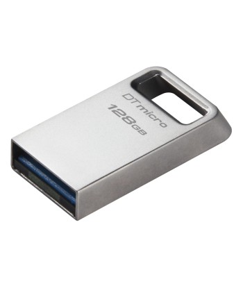 Kingston USB 3.2 Flash Drive DataTraveler micro 128 GB, USB 3.2, Silver