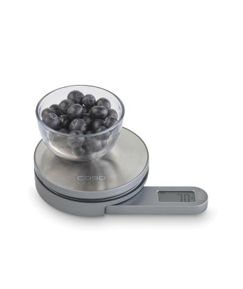 Caso, Scales, Kitchen EcoMate, Maximum weight (capacity) 5 kg, Graduation 1 g, Display type LCD, Stainless steel