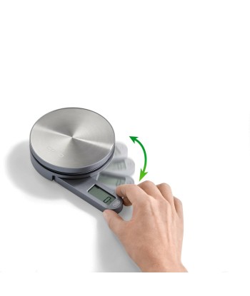 Caso Scales Kitchen EcoMate Batteryless usage, Graduation 1 g, Maximum weight (capacity) 5 kg, Display type LCD, Stainless steel