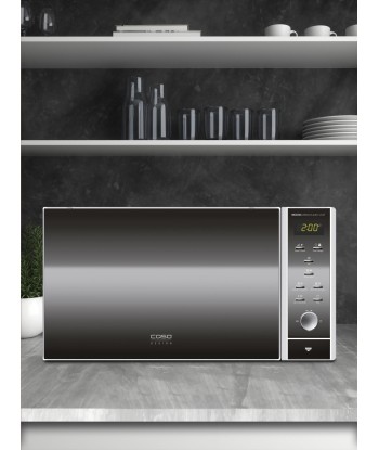 Caso Microwave MCG30 Ceramic chef Free standing, 30 L, 900 W, Convection, Grill, Black, Ceramic bottom (no plate)