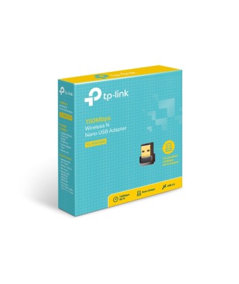 TP-Link TL-WN725N Nano USB WiFi Adapter - Kompaktne ja Mugav