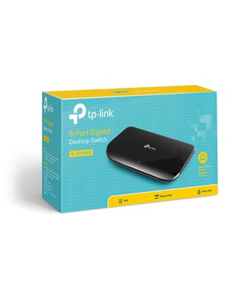 TP-Link TL-SG1008D 8-портовый гигабитный настольный коммутатор
