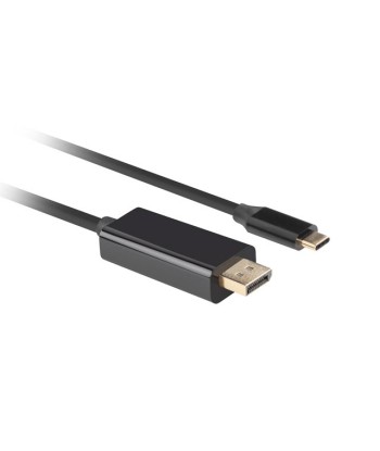 Lanberg USB-C to DisplayPort Cable, 3 m 4K/60Hz, Black