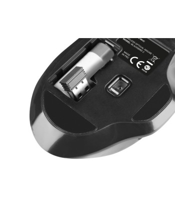 Arvutihiir Natec, BlackBird 2, Silent, Wireless, 1600 DPI, Optical, Black