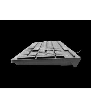 Natec Discus 2 Slim Juhtmega Klaviatuur - USA Paigutus, USB 2.0, Must